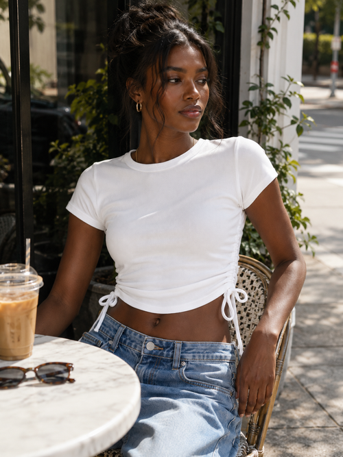 Essential Drawstring T-Shirt