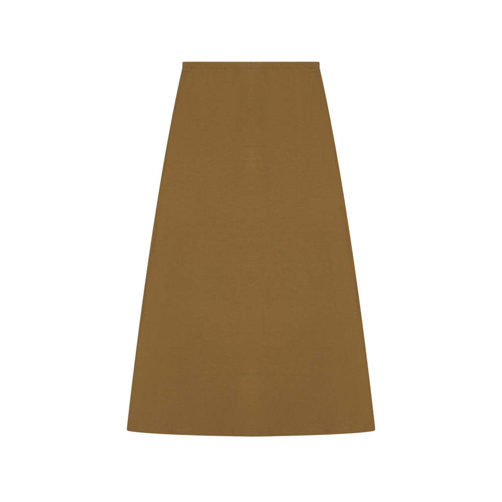 Women's Solid Color Knit Maxi Skirt
