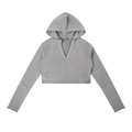 Vintage Washed Raw Edge Hoodie