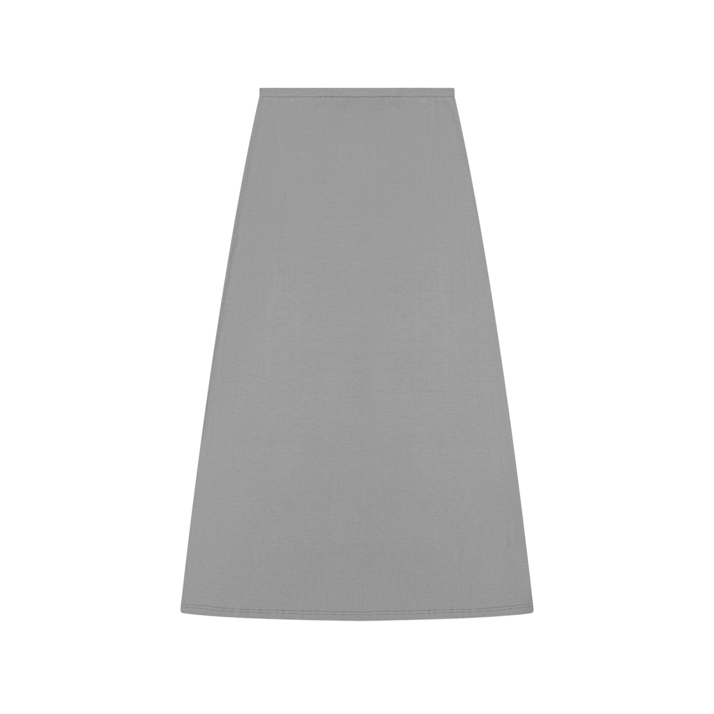Women's Solid Color Knit Maxi Skirt
